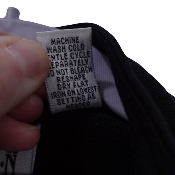 Chico's Design Sweater Sz 2 Black Tencel Blend Full Zip Mock Neck Long Sleeves - Picture 7 of 11